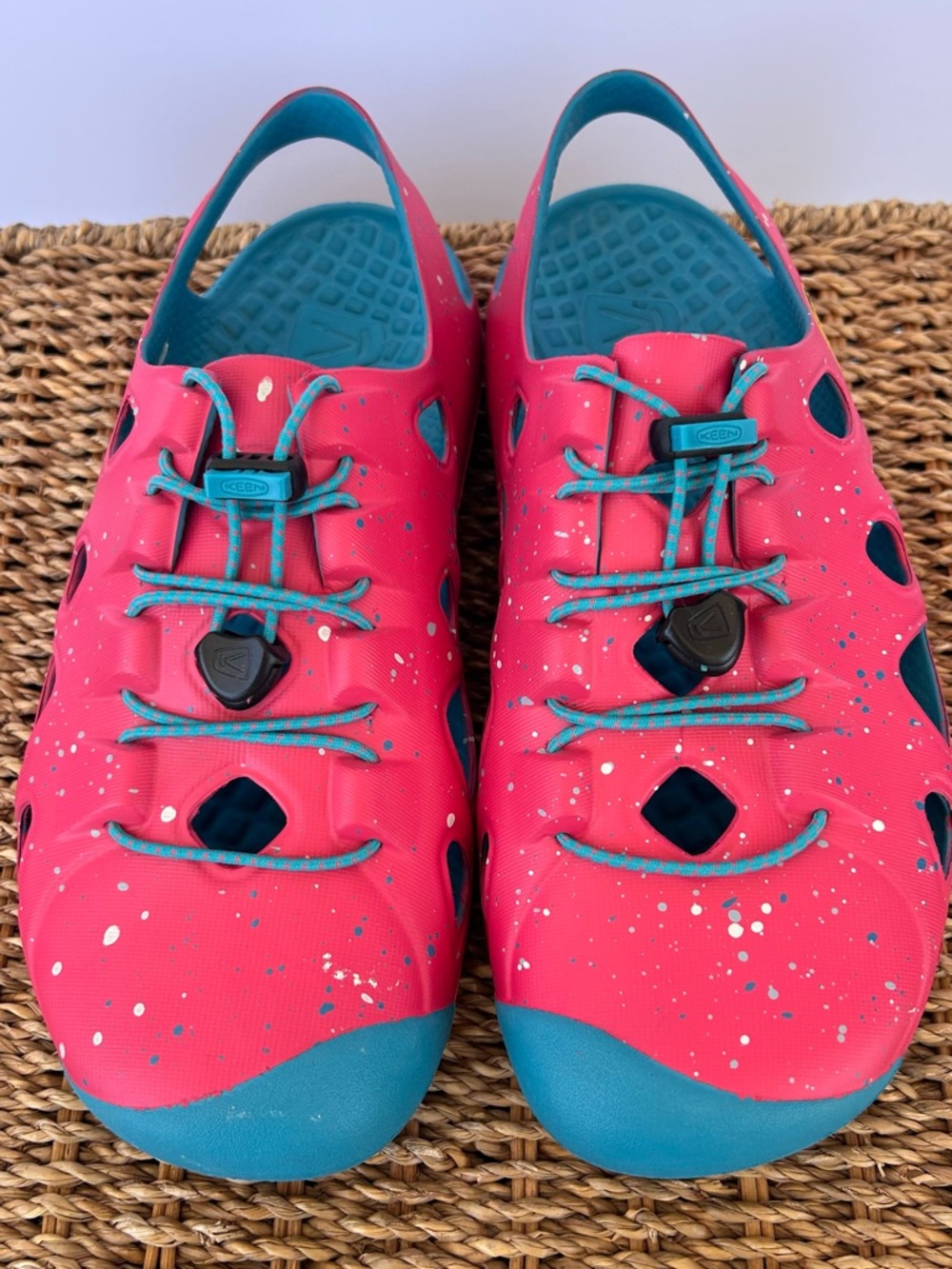 KEEN Big Kids Rio Closed Toe Water Sandal ‎ Elastic Lacing Size 6 (Fits Women)